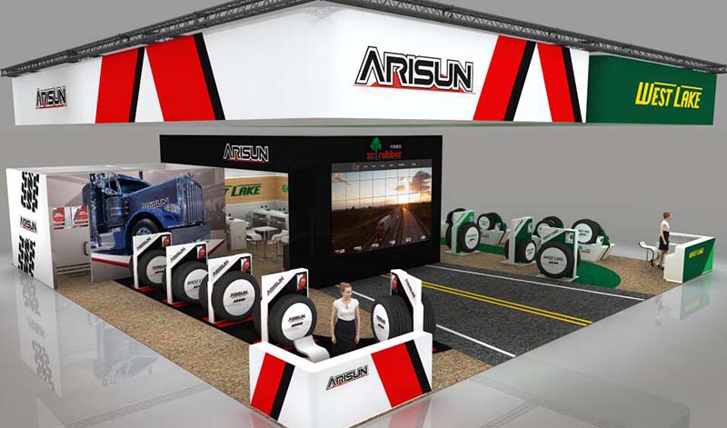 Arisun tire at SEMA show 2018 in U.S
