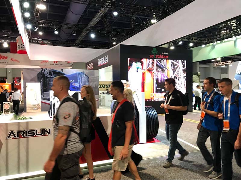 Arisun tire at SEMA show 2018 in U.S